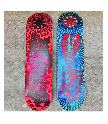 Tabla Deza Serie Nahuatl Ituu Rojo Metálico Deza - 5