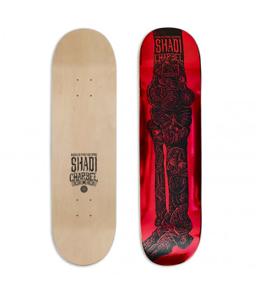 Tabla Deza Serie Pro Model Shadi Charbel Negro Rojo Metálico Deza - 1