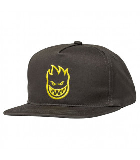 Spitfire Bighead Snapback Charcoal/Yellow Spitfire - 1