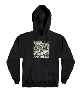 Sudadera Antihero Hood Protest Black/White Antihero - 1