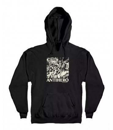 Sudadera Antihero Hood Protest Black/White Antihero - 1