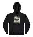 Sudadera Antihero Hood Protest Black/White