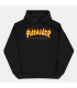 Sudadera Thrasher Godzilla Flame Hood Blk Thrasher - 1