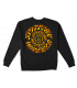 Sudadera Spitfire Torched Crewneck Script Black/Orange Spitfire - 1