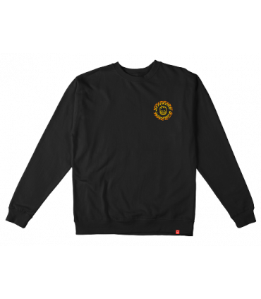 Sudadera Spitfire Torched Crewneck Script Black/Orange Spitfire - 2