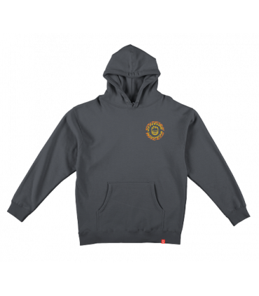 Sudadera Spitfire Torched Hood Grey Yellow Spitfire - 2