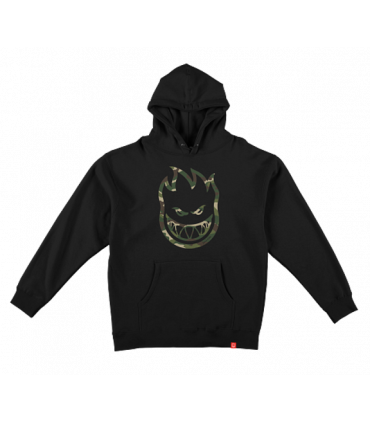 Sudadera Spitfire Bighead Outline Fill Hood Blk Camo Spitfire - 1