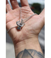 Collar Santa Cruz Screaming Hand Necklace Silver