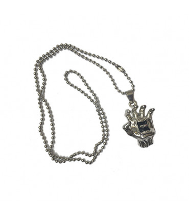 Collar Santa Cruz Screaming Hand Necklace Silver Santa Cruz - 5
