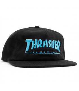 Thrasher Mag Logo Snapback Black/Blue Thrasher - 1