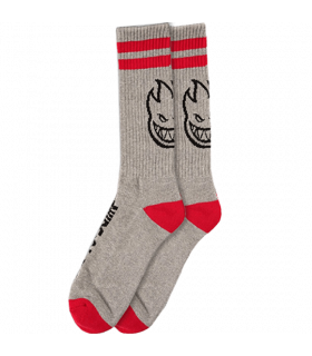 Calcetas Spitfire Heads Up Socks Gry Rd Blk Spitfire - 1