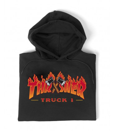 Sudadera Thrasher Truck 1 Hood Blk Thrasher - 2