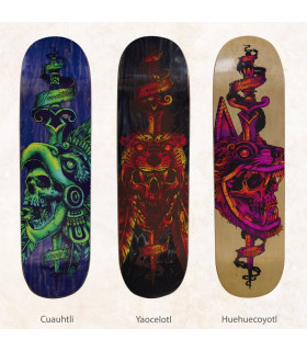 Tabla Copal Serie Guerreros Yaocelotl Negro / Naranja Copal - 2