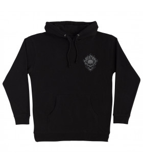 Sudadera Creature Bonehead Flame Hood Black Creature - 2