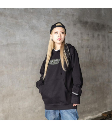 Sudadera Santa Cruz Japanese Twister Dot Hood Black Santa Cruz - 4