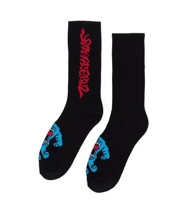 Calcetas Santa Cruz Screaming Hand 50 Crew Socks Black Santa Cruz - 3