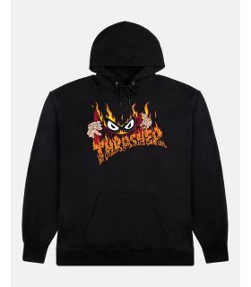 Sudadera Thrasher Sucka Free By Neckface Hood Black Thrasher - 1