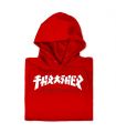 Sudadera Thrasher Godzilla Hood Red