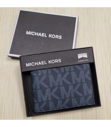 Cartera MICHAEL KORS Blue Slim Billfold  - 4