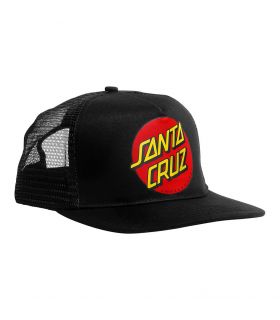 Santa Cruz Classic Dot Mesh Trucker Alta Black Santa Cruz - 1