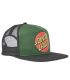 Santa Cruz Classic Dot Mesh Trucker Alta Green Black Santa Cruz - 1