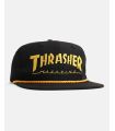 Thrasher Rope Snapback Black/Yellow Thrasher - 1