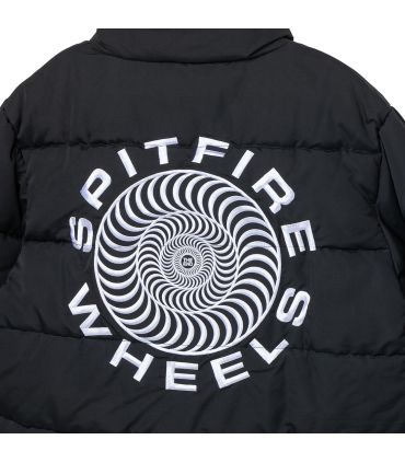 Chamarra Spitfire Classic 87 Swirl Jacket Puff Black/White Spitfire - 7