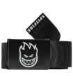 Cinturón Spitfire Bighead Cresent Jacquard Belt Black/White