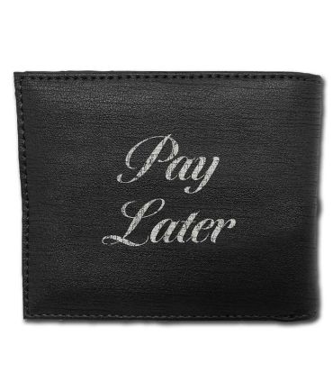 Cartera Primitive Pay Later Bi-Fold Wallet Black