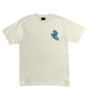 Playera Santa Cruz Screaming Hand T-Shirt Cream