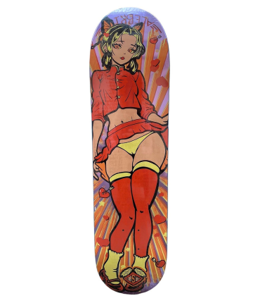 Tabla Alebrije Skateboards Friki Cabello Amarillo Foil