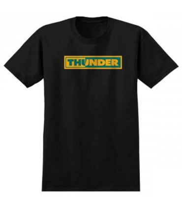 Playera Thunder Bolts Black Teal Gold