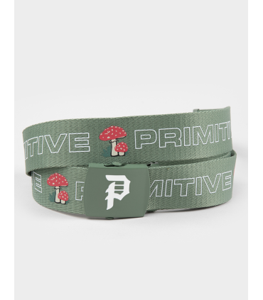Cinturón  Primitive Collector Web Belt Green