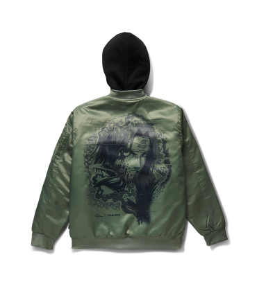 Chamarra Primitive Naruto Clones Two-Fer Bomber Olive