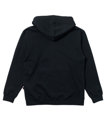 Sudadera Spitfire Flames Script Zip Hood Black