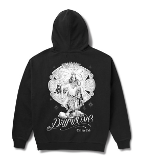 Sudadera Primitive Warrior Heavyweight Hood Black