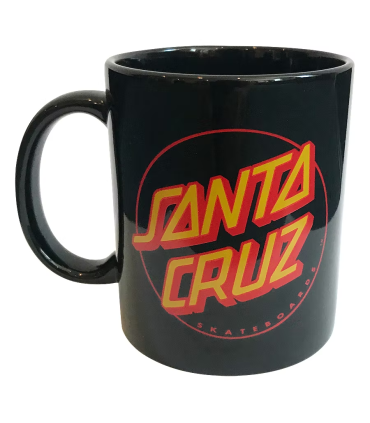 Santa Cruz Classic Dot Taza Black 325ml