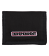 Cartera Independent Velcro Bar Logo Wallet Black