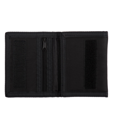 Cartera Independent Velcro Bar Logo Wallet Black