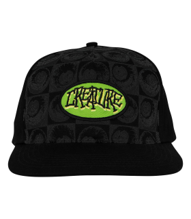 Gorra Creature Crash and Burn Snapback Hat Black