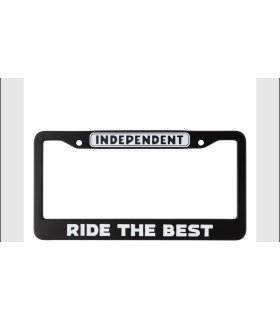 Pack Independent Bar Logo License Plate Portaplaca x2