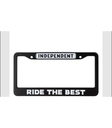 Pack Independent Bar Logo License Plate Portaplaca x2