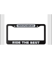 Pack Independent Bar Logo License Plate Portaplaca x2