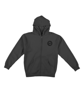 Sudadera Spitfire Flying Classic Zip Hood Charcoal