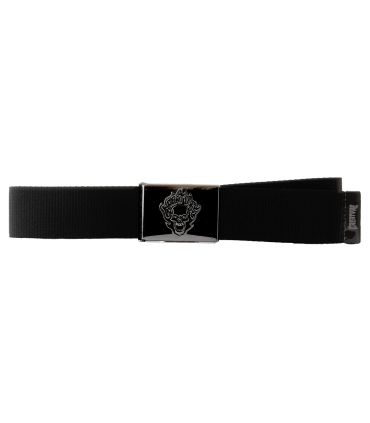 Cinturón Creature Bonehead Flame Web Belt Black