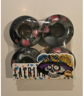 Ruedas Catrina Regulares GUM Negro/Blanco 52 MM Catrina - 1