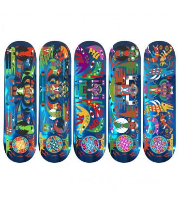 Tabla Deza Serie Chamanes Lucifer Metálico Azul Deza - 2