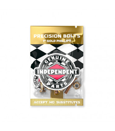 Tornillos Independent Phillips 1″ Negro/Oro  - 1