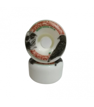 Ruedas Zenit Cuervo 54MM Letras Verdes Cónicas Zenit - 3