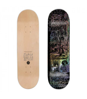 Tabla Deza Pro Model Erick Silva Negro Plata Brillantina Deza - 1